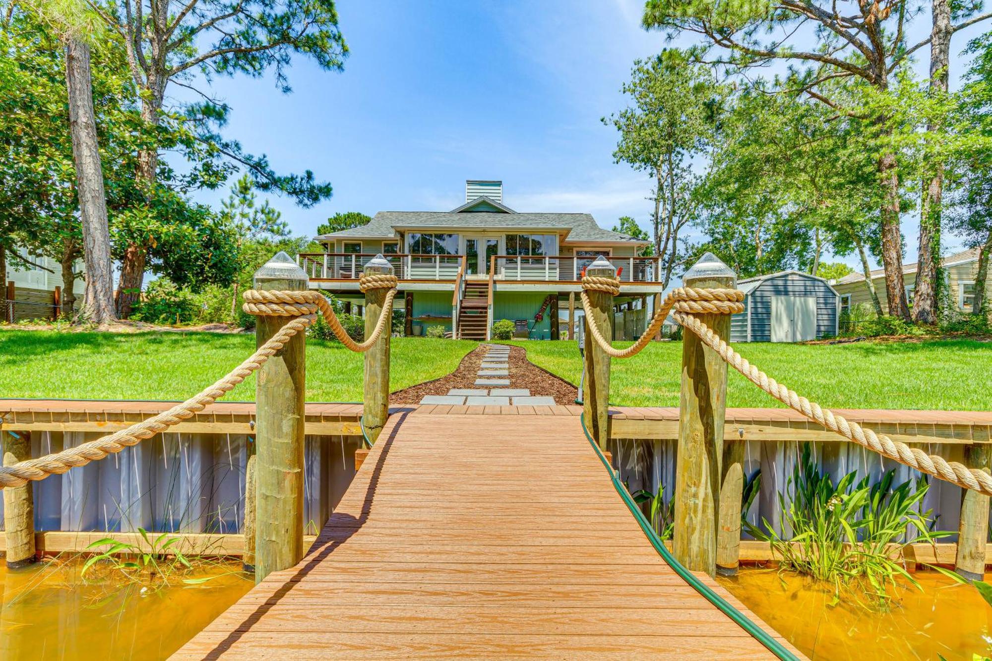 מילטון Waterfront Florida Vacation Rental With Boat Dock מראה חיצוני תמונה